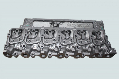 фото головка блока цилиндров в сборе 6bt (0+) 3966454 